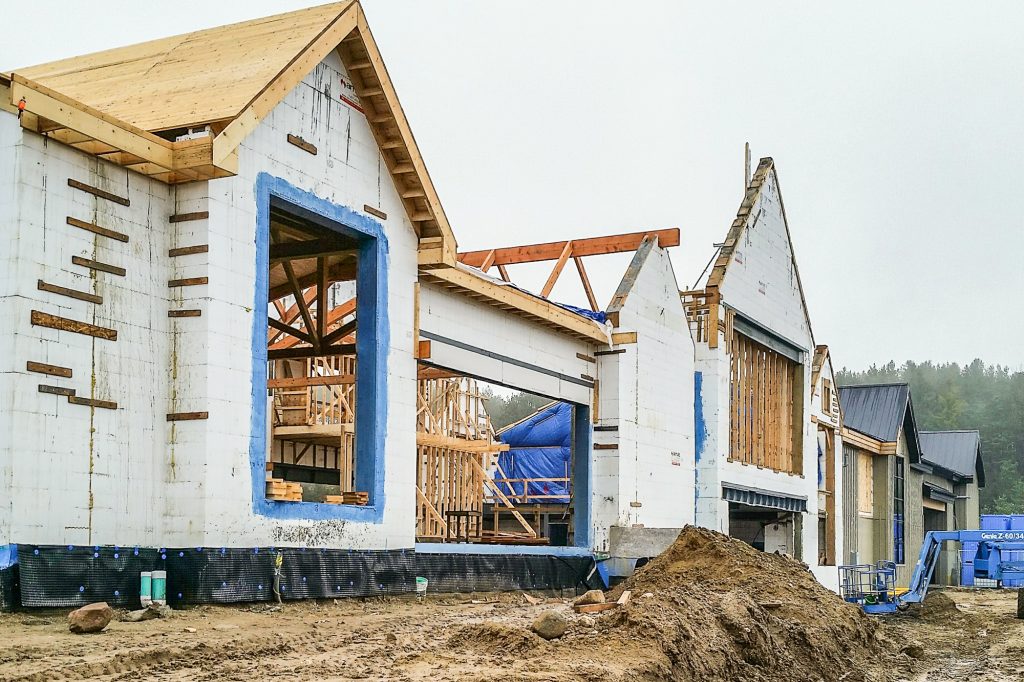 Adamo Estate Winery under construction