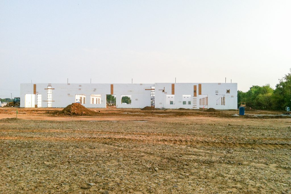 Panther Premium Logistics ICF building under construction